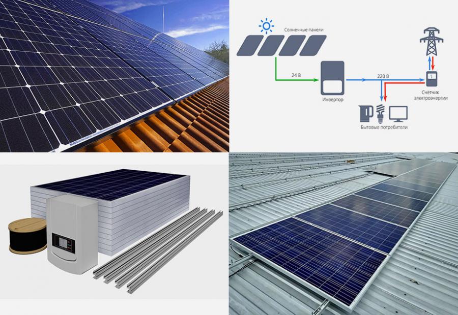 Типы сетевых солнечный электростанций и из эффективность