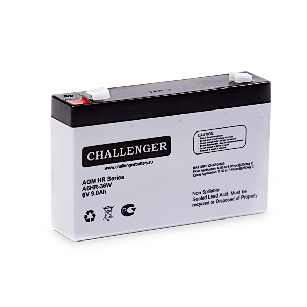 Аккумуляторная батарея Challenger А12HR-36W 12В, 9А/ч, AGM