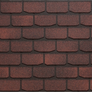 Бітумна черепиця Деке (Döcke PIE Premium) ЖЕНЕВА колір Чилі