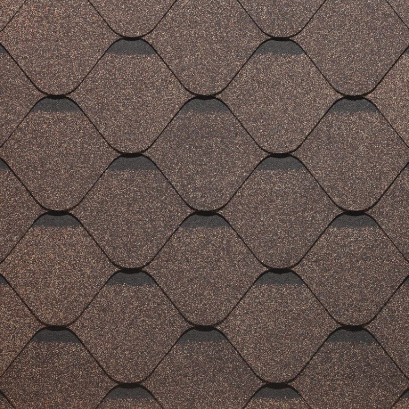 Бітумна черепиця Деке (Döcke PIE Premium) НИЦЦА колір Фундук