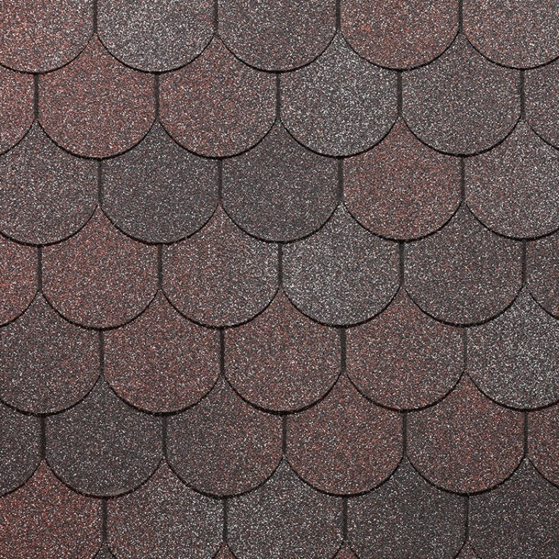 Битумная черепица Деке (Döcke PIE Premium) ЛЬЕЖ цвет Изюм