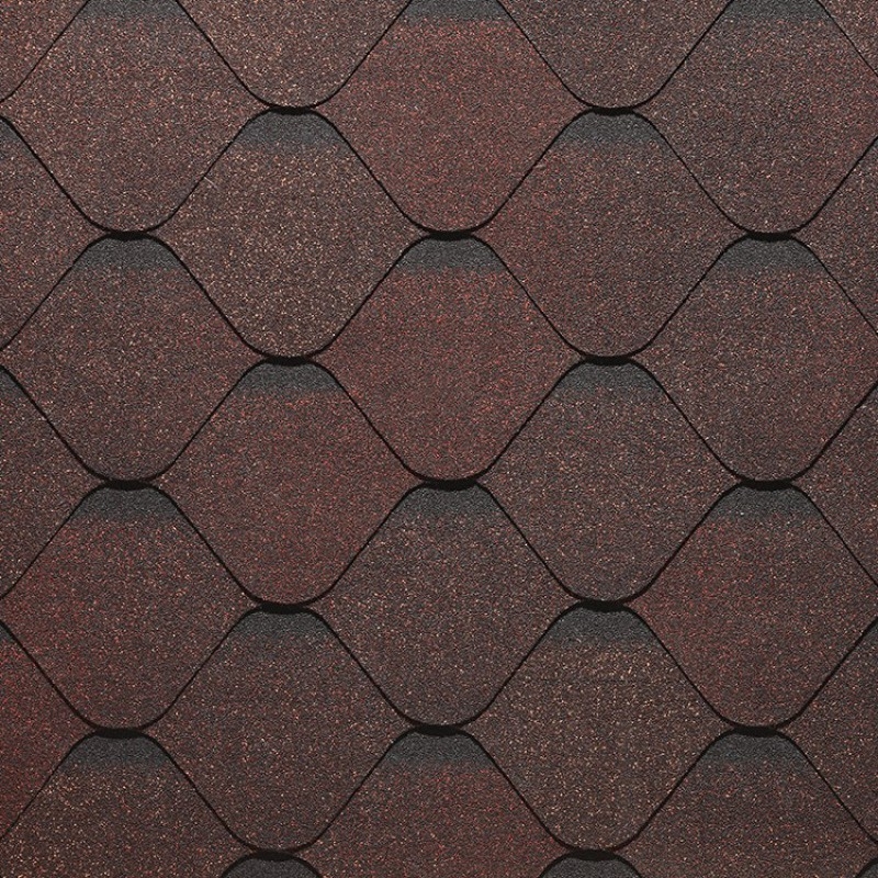 Бітумна черепиця Деке (Döcke PIE Premium) НИЦЦА колір Каштан