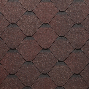 Бітумна черепиця Деке (Döcke PIE Premium) НИЦЦА колір Каштан