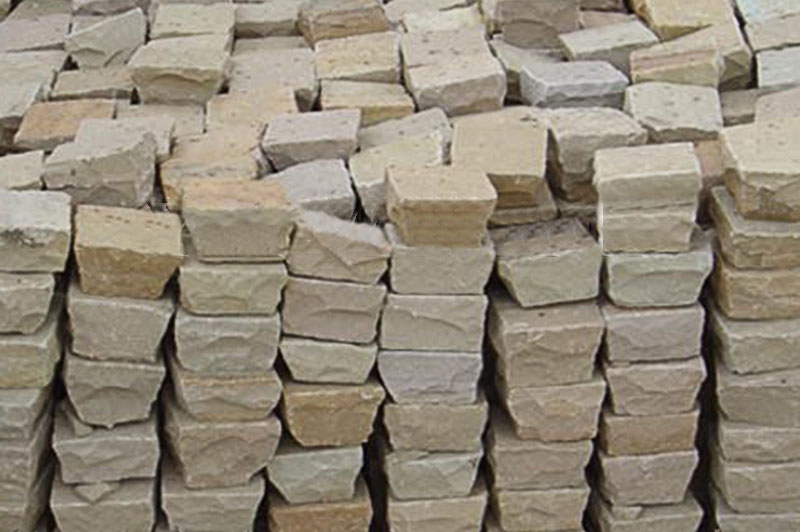 Брусчатка колотая из шести сторон