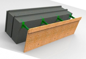 PASSIVE HOUSE BLOCK-300 к съемной опалубке