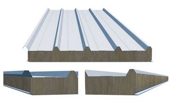 Кровельная сэндвич-панель с кровельным типом замка