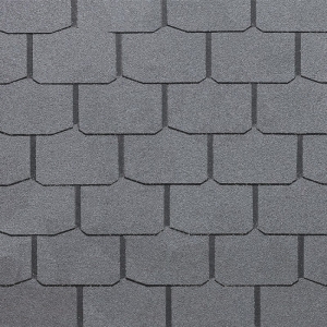 Бітумна черепиця Деке (Döcke PIE STANDARD) КРОНА Сірий