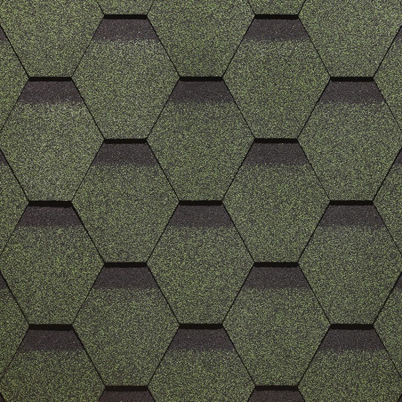 Битумная черепица Деке (Döcke PIE SIMPLE) СОТА Зеленый