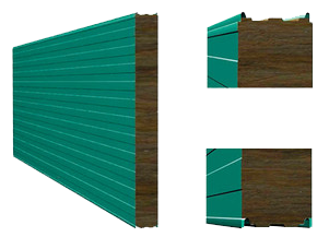 Стеновая сэндвич-панель с термозамком