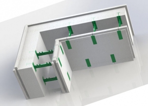 Кутовий розбірний термоблок 150 + 50