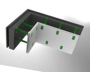 PASSIVE HOUSE BLOCK угловой с гипсовой панелью
