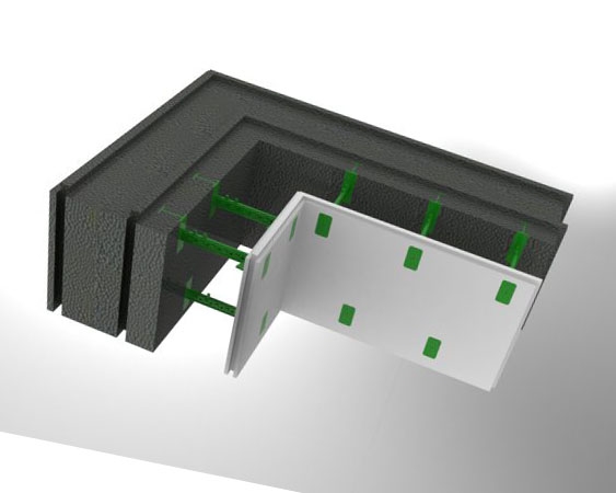 PASSIVE HOUSE BLOCK-250 угловой