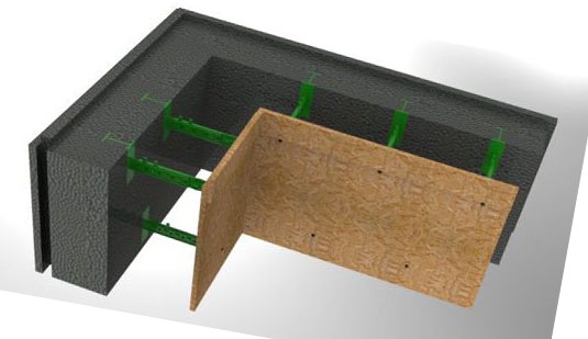 PASSIVE HOUSE BLOCK-150 кутовий до знімної опалубки