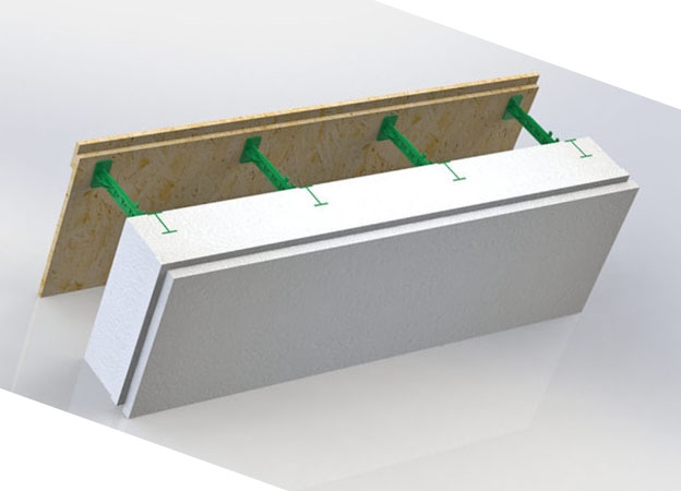 PASSIVE HOUSE BLOCK-150 к съемной опалубке