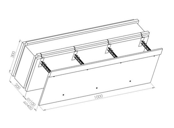 PASSIVE HOUSE BLOCK-200 к съемной опалубке