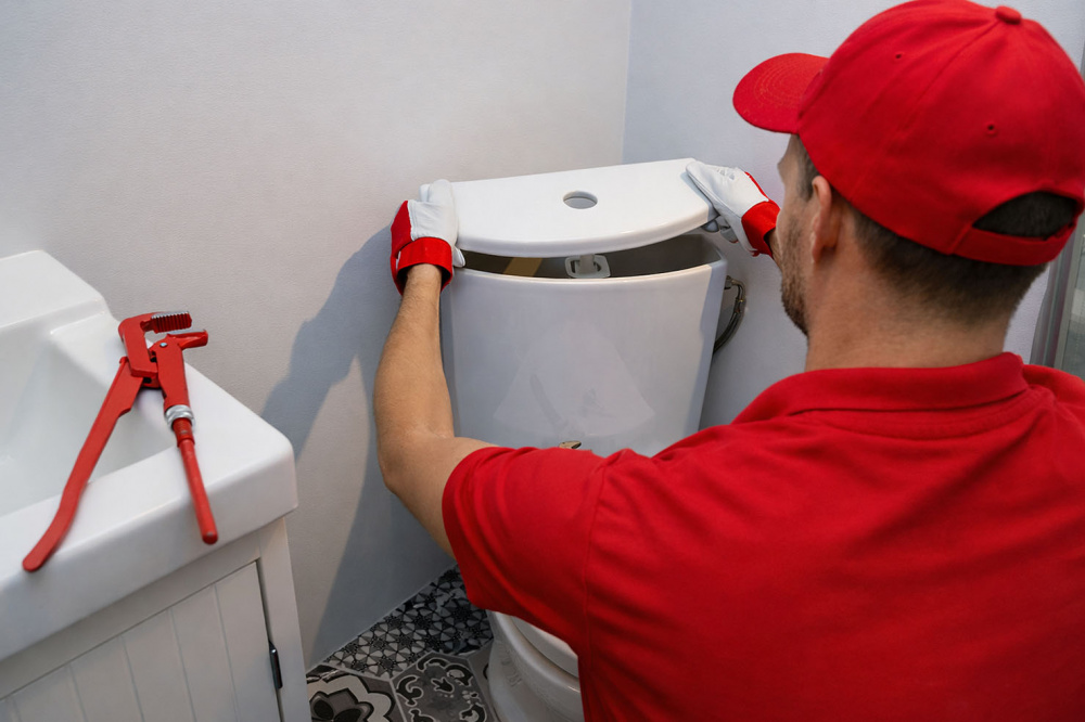 течет вода в унитазе - мастер