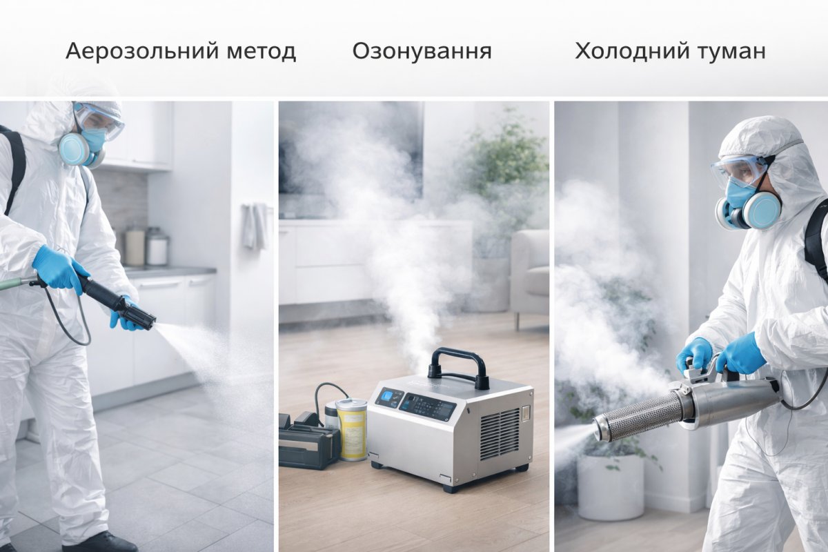 Методи проведення дезінфекції